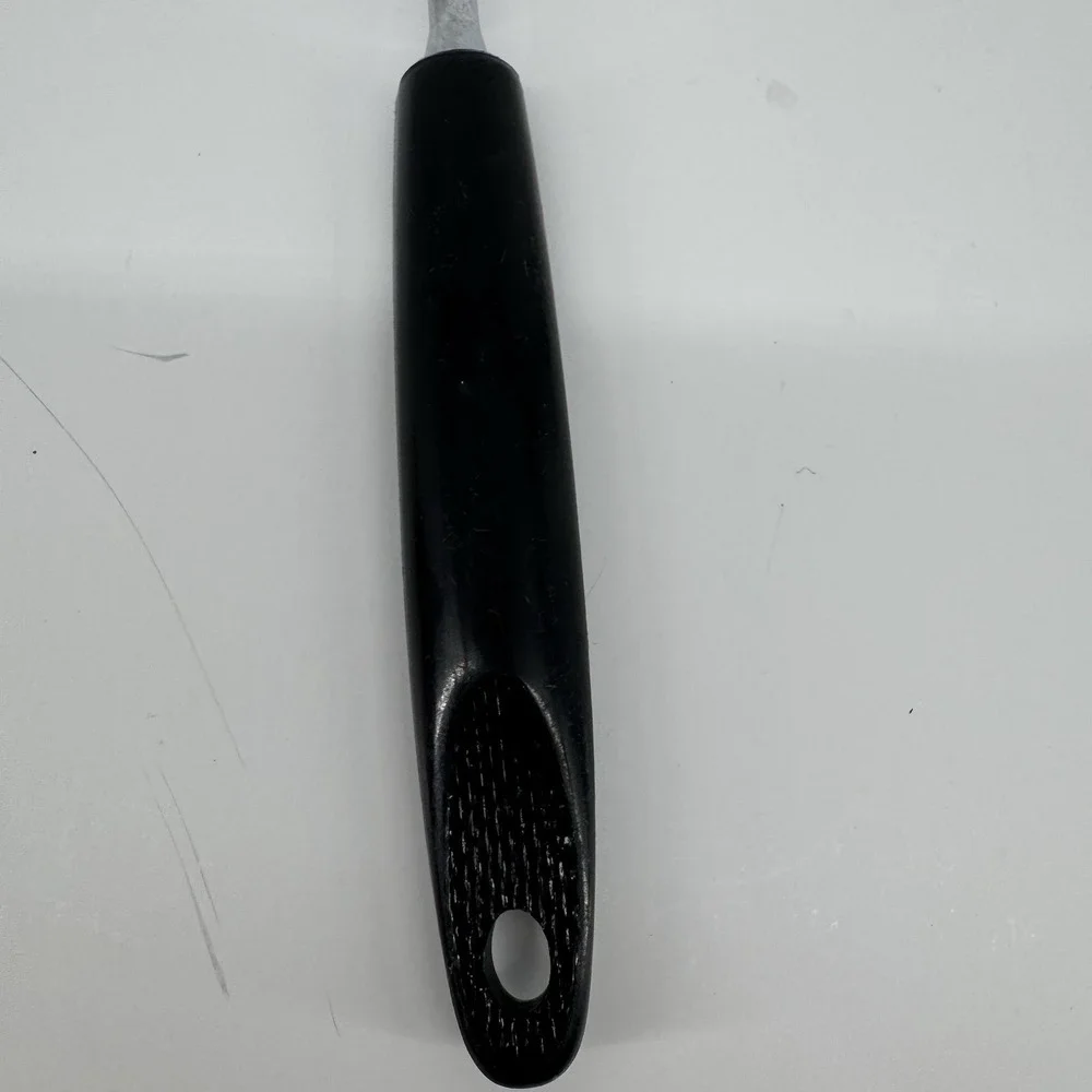 Vintage Ecko Chromium Plated Slotted Serving Spoon USA Retro Kitchen Cooking